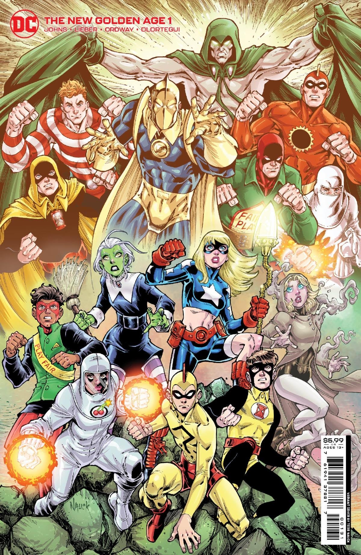 New Golden Age #1 (One Shot) C Todd Nauck Card Stock Variant (11/08/2022) Dc