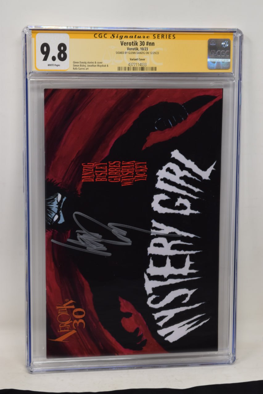 Verotik 30 Mystery Girl CGC SS 9.8 SIGNED Glenn Danzig (10/18/2023) Verotik