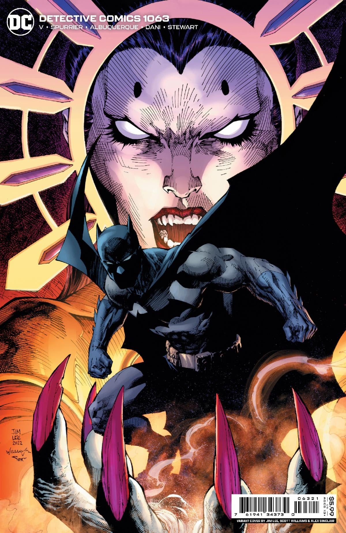 Batman Detective Comics #1063 B Jim Lee Card Stock Variant (08/23/2022) Dc