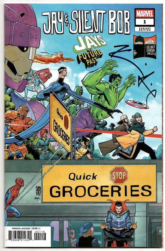 Jay & Silent Bob Jays Of Future Past #1 E 1:25 Giuseppe Camuncoli Variant SIGNED Kevin Smith (06/10/2026) Marvel