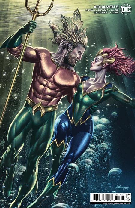 Aquamen #5 B Mico Suayan Card Stock Variant (06/28/2022) Dc