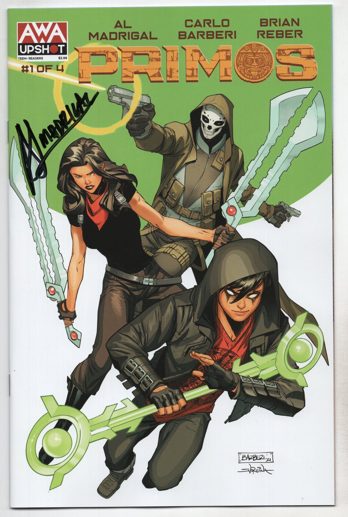 Primos #1 (Of 4) C 1:15 Carlo Barberi Variant Al Madrigal SIGNED (Mr) (02/02/2022) Awa