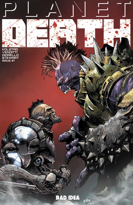 Planet Death #1 (Of 4) A1 Cover Ser Of 7 1:20 1:50 1:100 1:250 (07/09/2025) Bad Idea