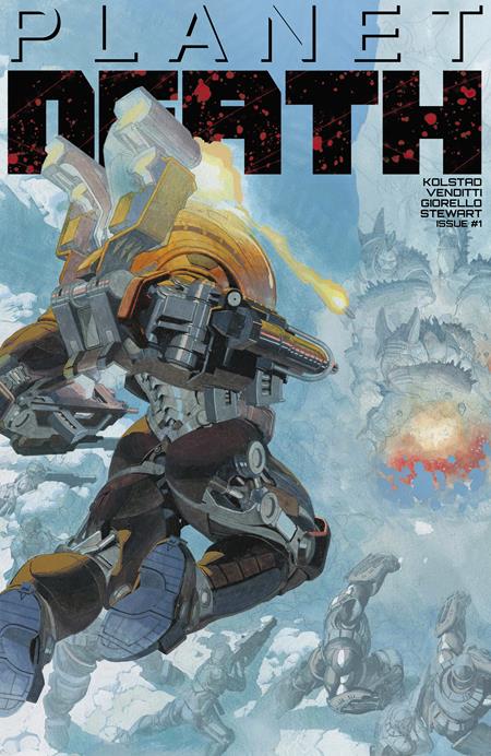 Planet Death #1 (Of 4) A1 Cover Ser Of 7 1:20 1:50 1:100 1:250 (07/09/2025) Bad Idea