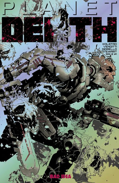 Planet Death #1 (Of 4) A1 Cover Ser Of 7 1:20 1:50 1:100 1:250 (07/09/2025) Bad Idea