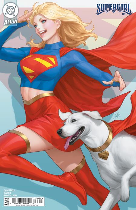 Supergirl #6 B Stanley Artgerm Lau Variant (10/08/2025) Dc
