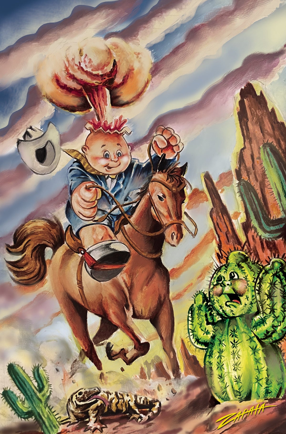 Garbage Pail Kids Through Time #4 H 1:15 Jeff Zapata Variant (03/13/2024) Dynamite