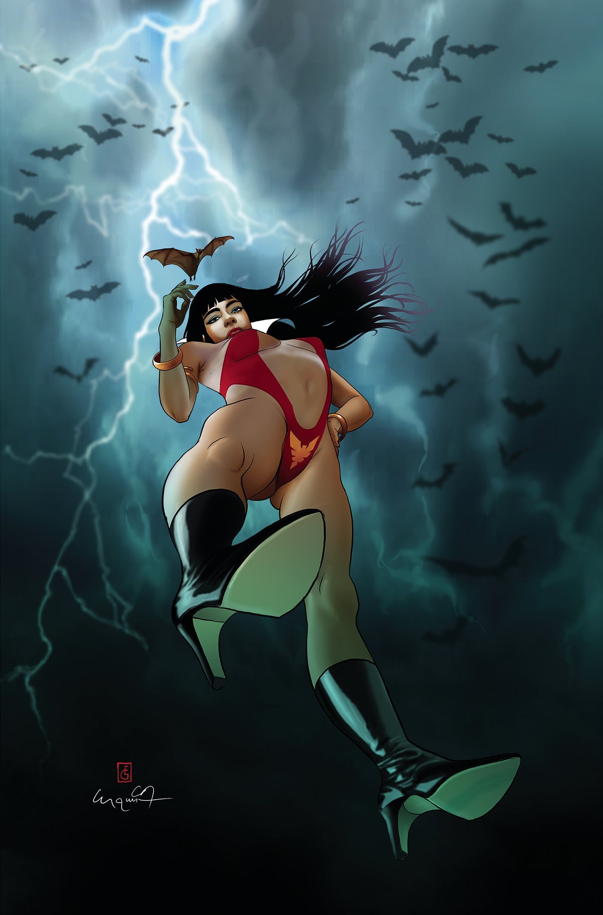 Vampirella Dead Flowers #4 G 1:10 Ergun Gunduz Virgin Variant (01/03/2024) Dynamite
