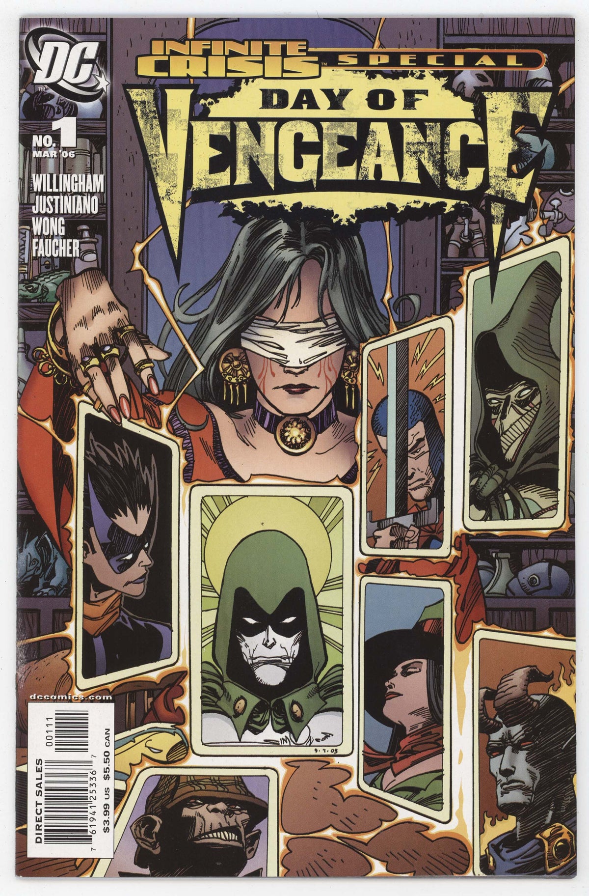 Day of Vengeance Infinite Crisis Special 1 DC 2006 Zatana Captain Marvel Phantom Stranger