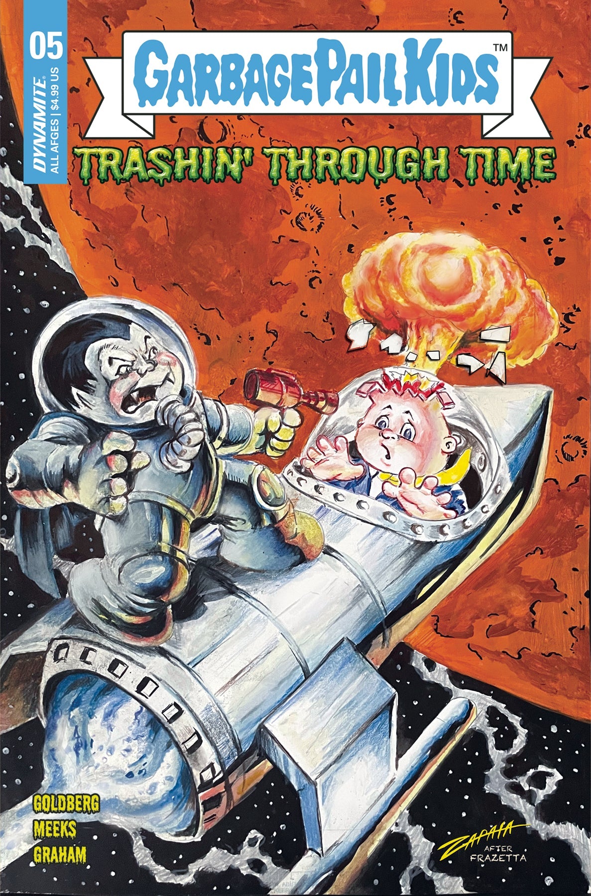 Garbage Pail Kids Through Time #5 B Jeff Zapata Variant (06/26/2024) Dynamite