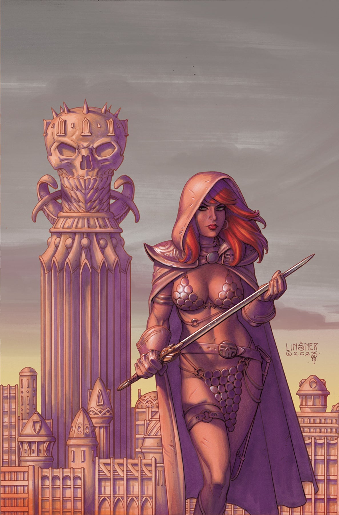 Red Sonja 2023 #8 I 1:15 Joseph Michael Linsner Virgin Variant (02/28/2024) Dynamite