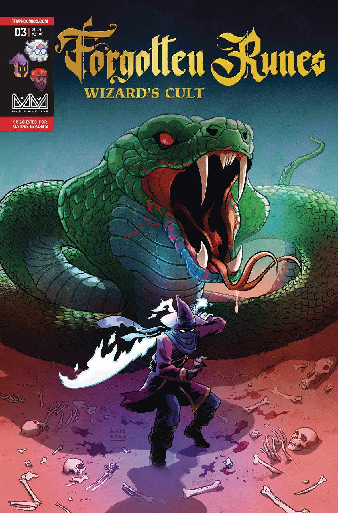 Forgotten Runes Wizards Cult #3 (Of 10) B David Buisan Variant (03/27/2024) Titan