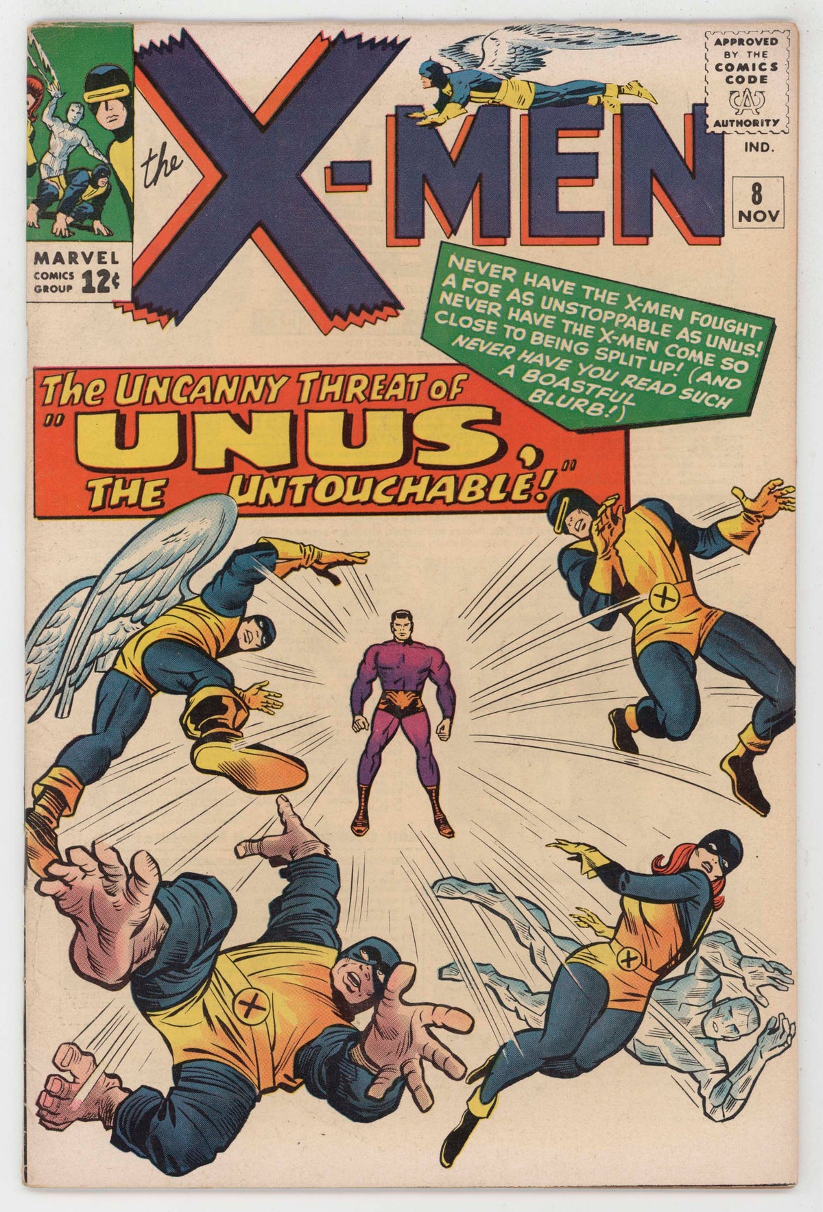 Uncanny X-Men 8 Marvel 1964 FN 1st Unus Jack Kirby Stan Lee