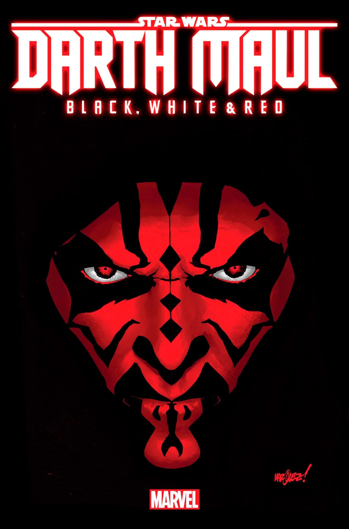 Star Wars Darth Maul Black White & Red #1 E 1:25 David Marquez Variant (04/24/2024) Marvel