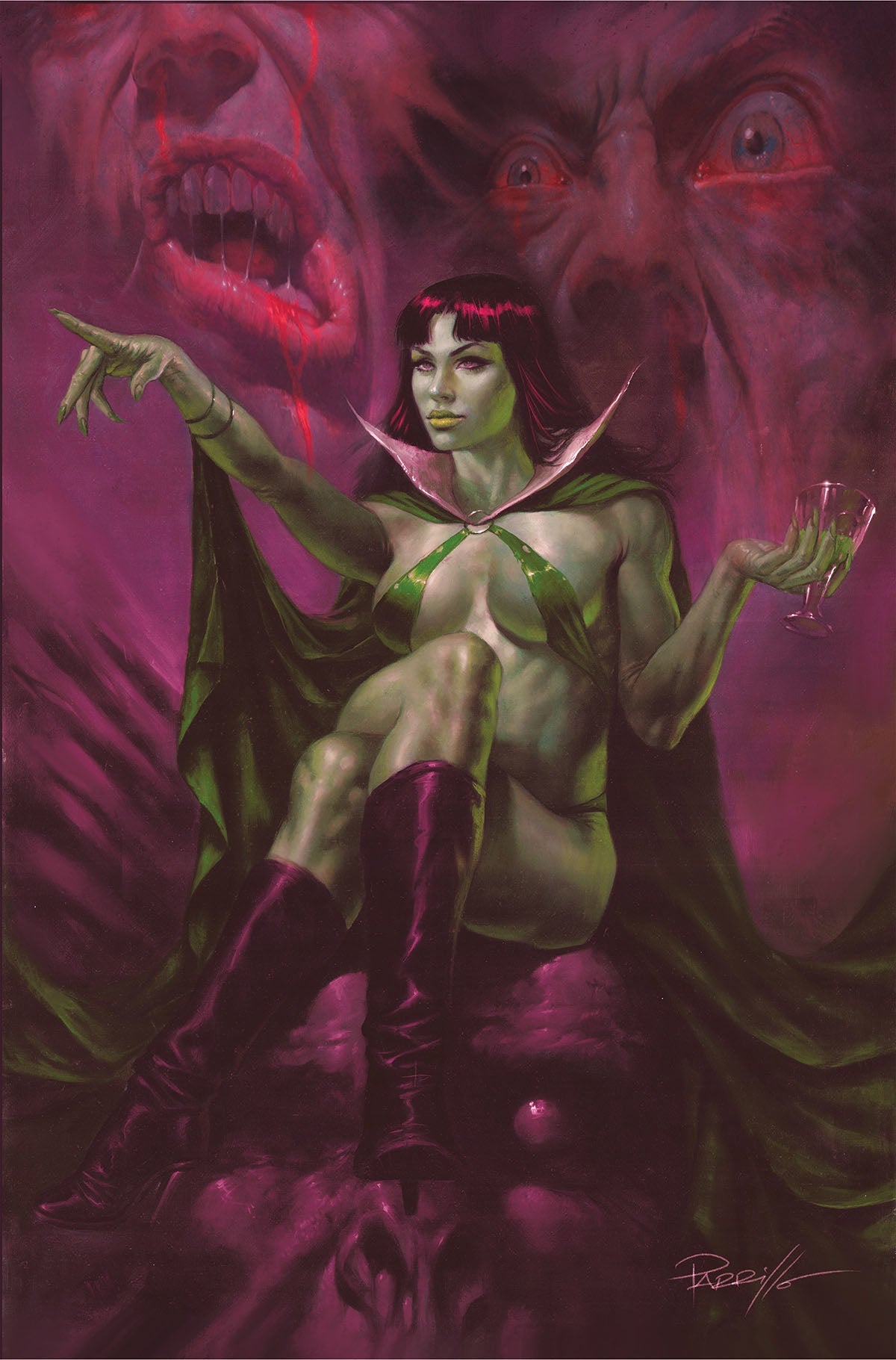 Vampirella #668 H 1:10 Lucio Parrillo Ultraviolet Virg Variant (04/17/2024) Dynamite