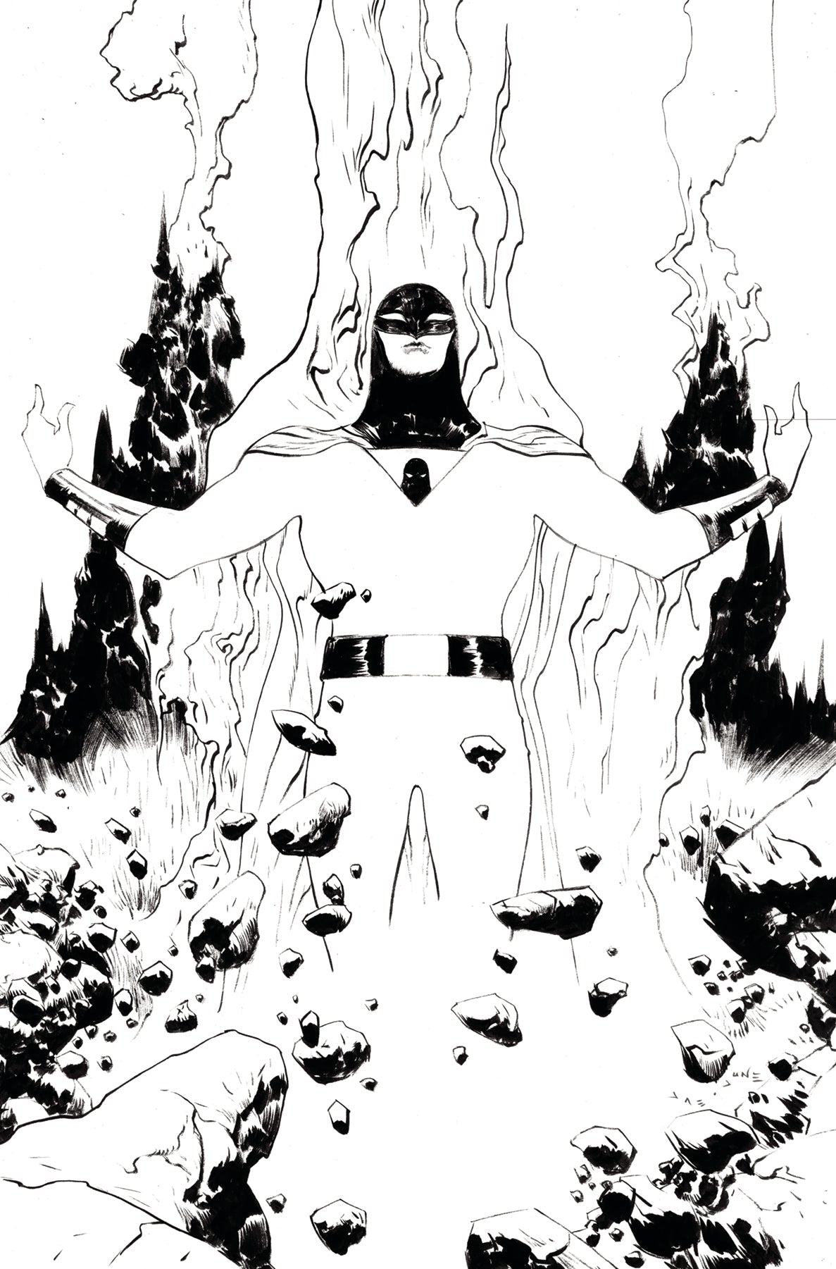 Space Ghost #1 Q 1:40 Jae Lee Line Art Virgin Variant (05/01/2024) Dynamite