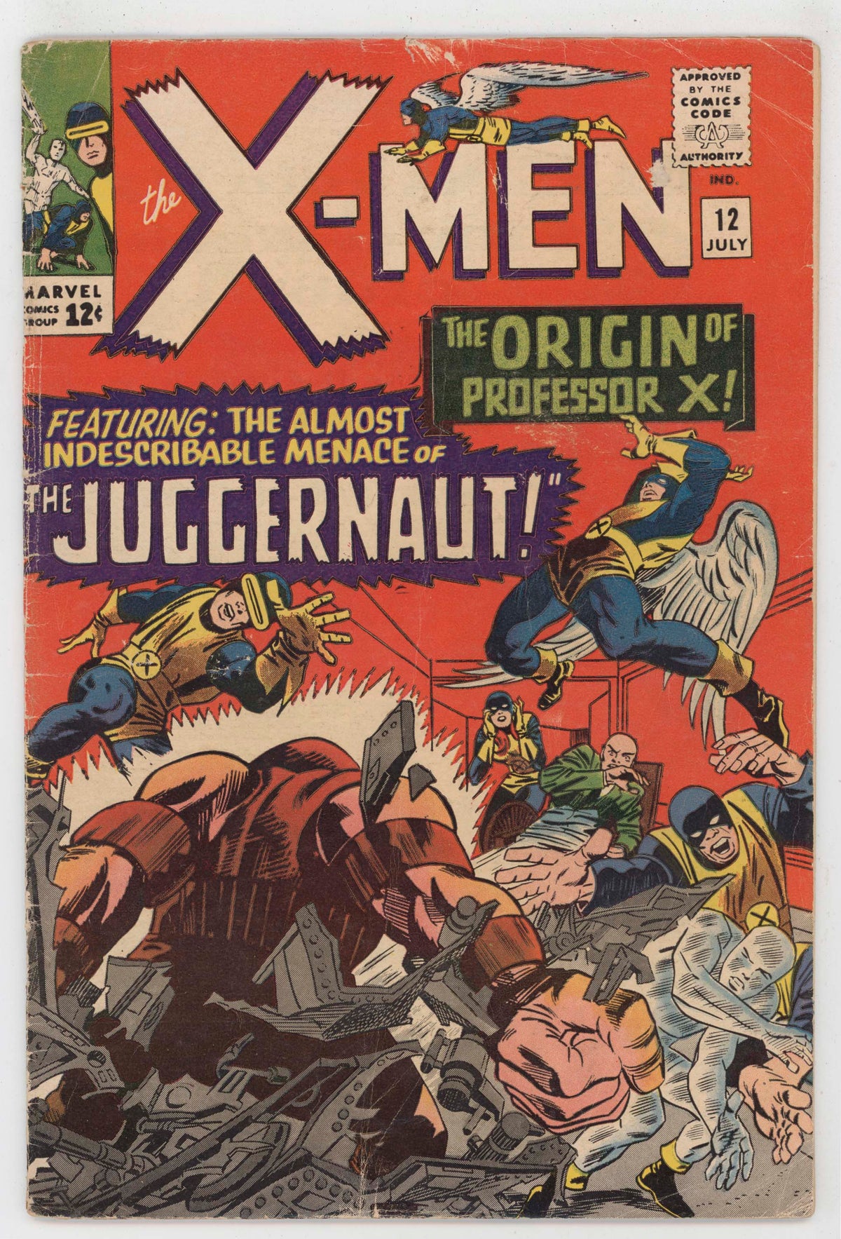 Uncanny X-Men 12 Marvel 1965 VG 1st Juggernaut Jack Kirby Stan Lee