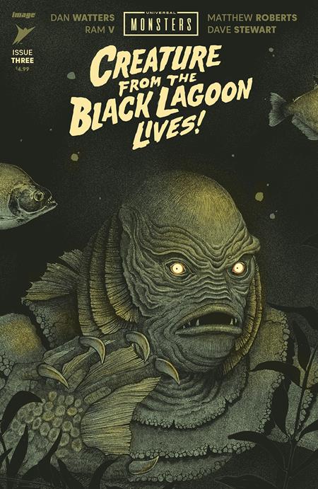 Universal Monsters Creature From The Black Lagoon Lives #3 (Of 4) E 1:50 Anwita Citriya Variant (06/26/2024) Image