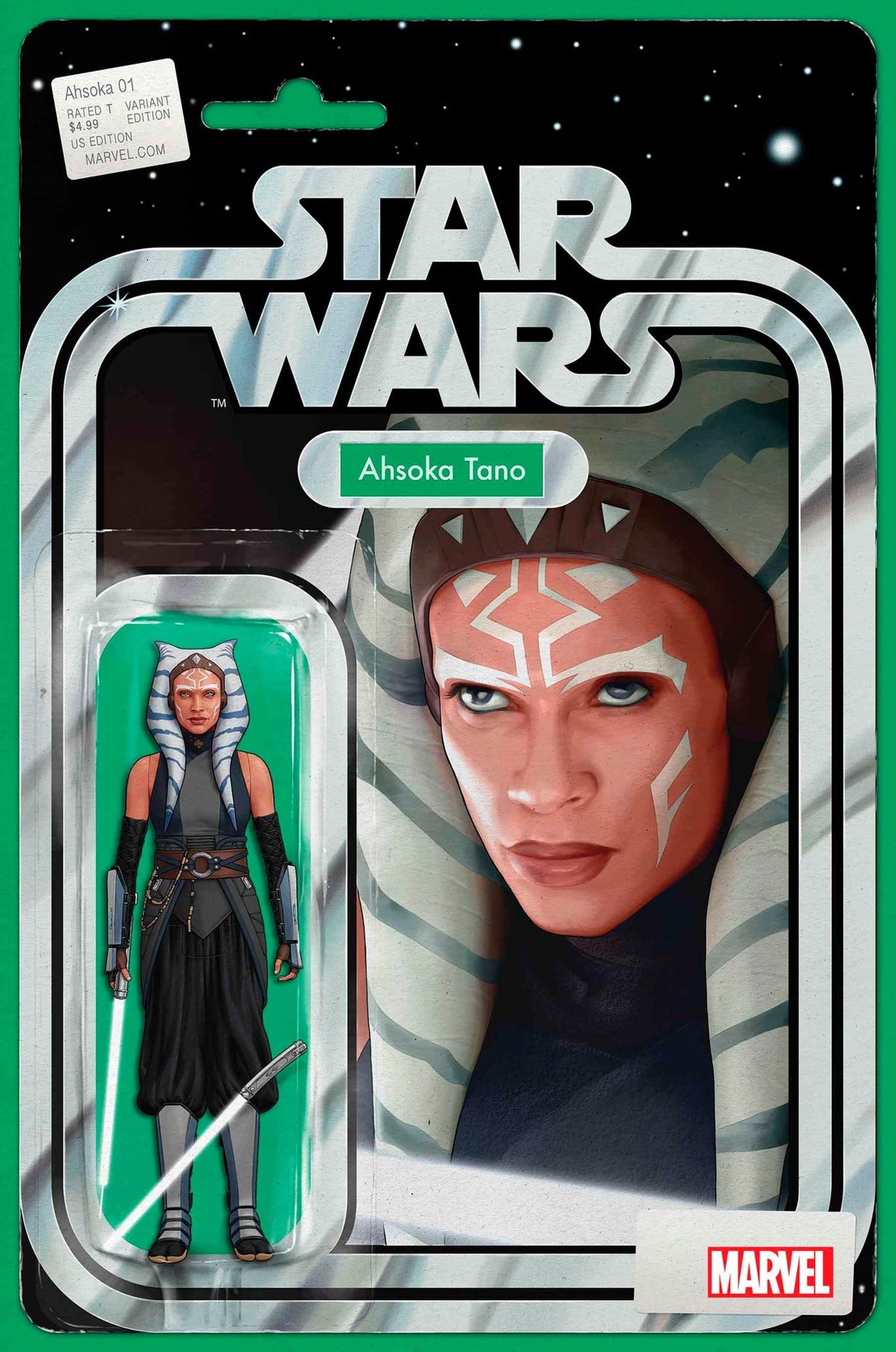 Star Wars Ahsoka #1 F John Tyler Christopher Variant SIGNED Rodney Barnes (07/10/2024) Marvel