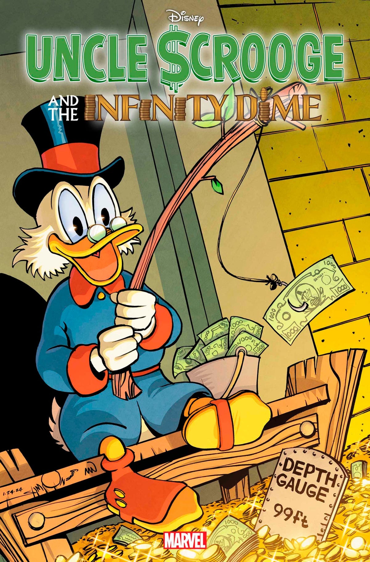 Uncle Scrooge Infinity Dime #1 K 1:25 Walt Simonson Variant (06/19/2024) Marvel
