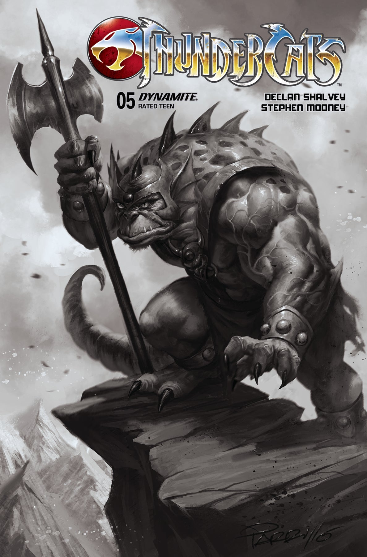 Thundercats #5 O 1:15 Lucio Parrillo B&W Variant (06/12/2024) Dynamite