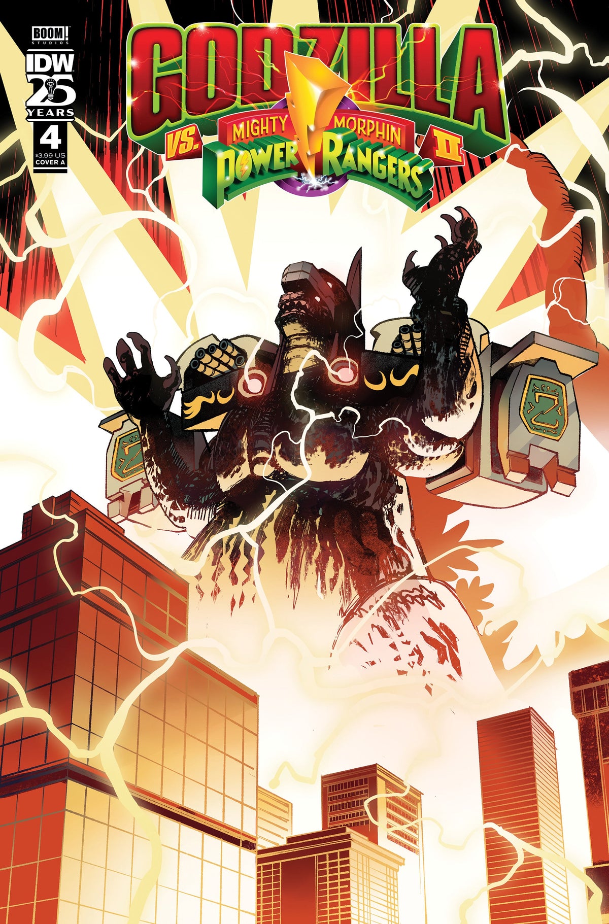 Godzilla Vs. The Mighty Morphin Power Rangers Ii #4 A Rivas (07/24/2024) Idw