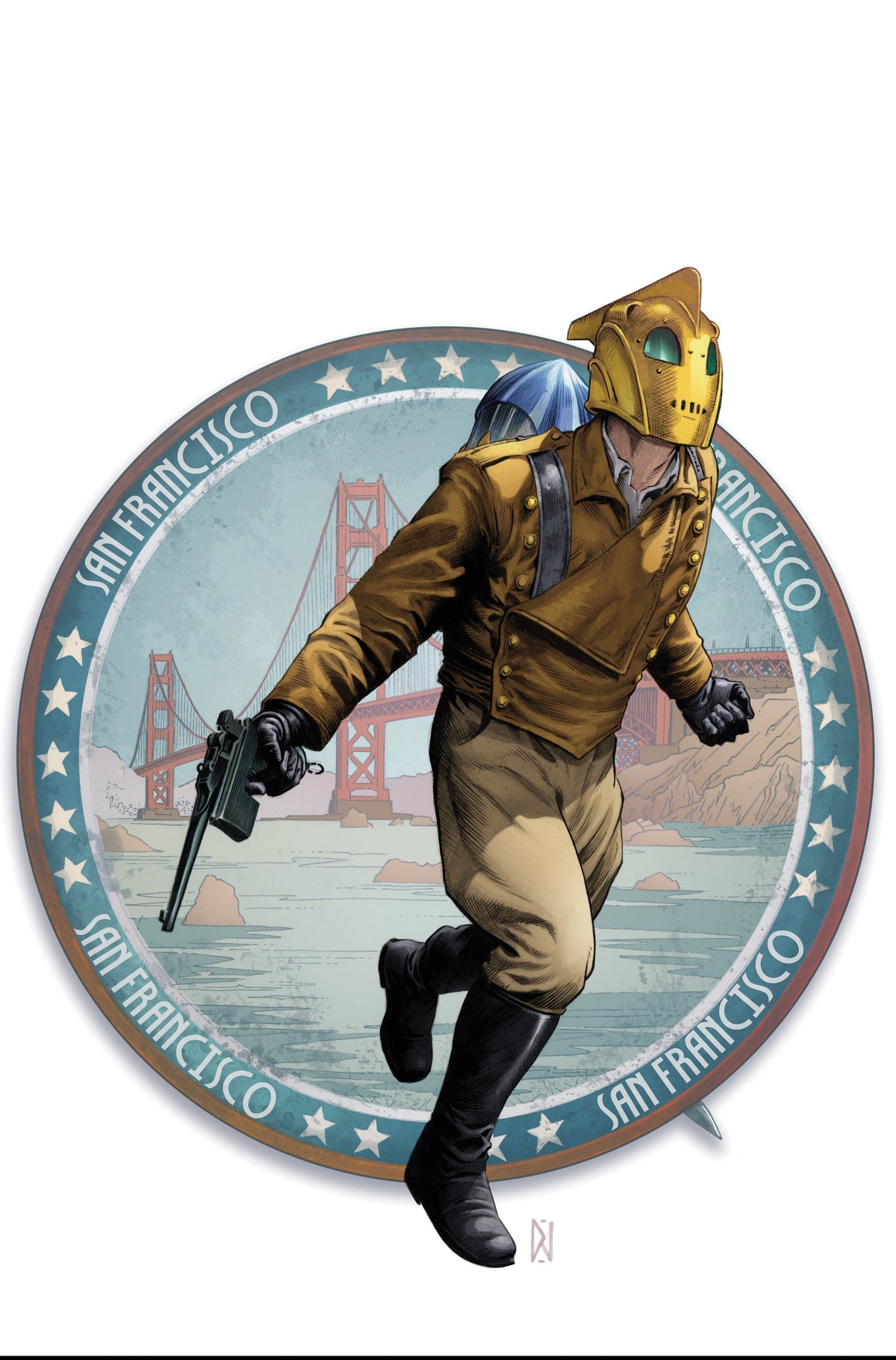 The Rocketeer Breaks Free #1 D 1:10 Wheatley Full Art Variant (07/10/2024) Idw