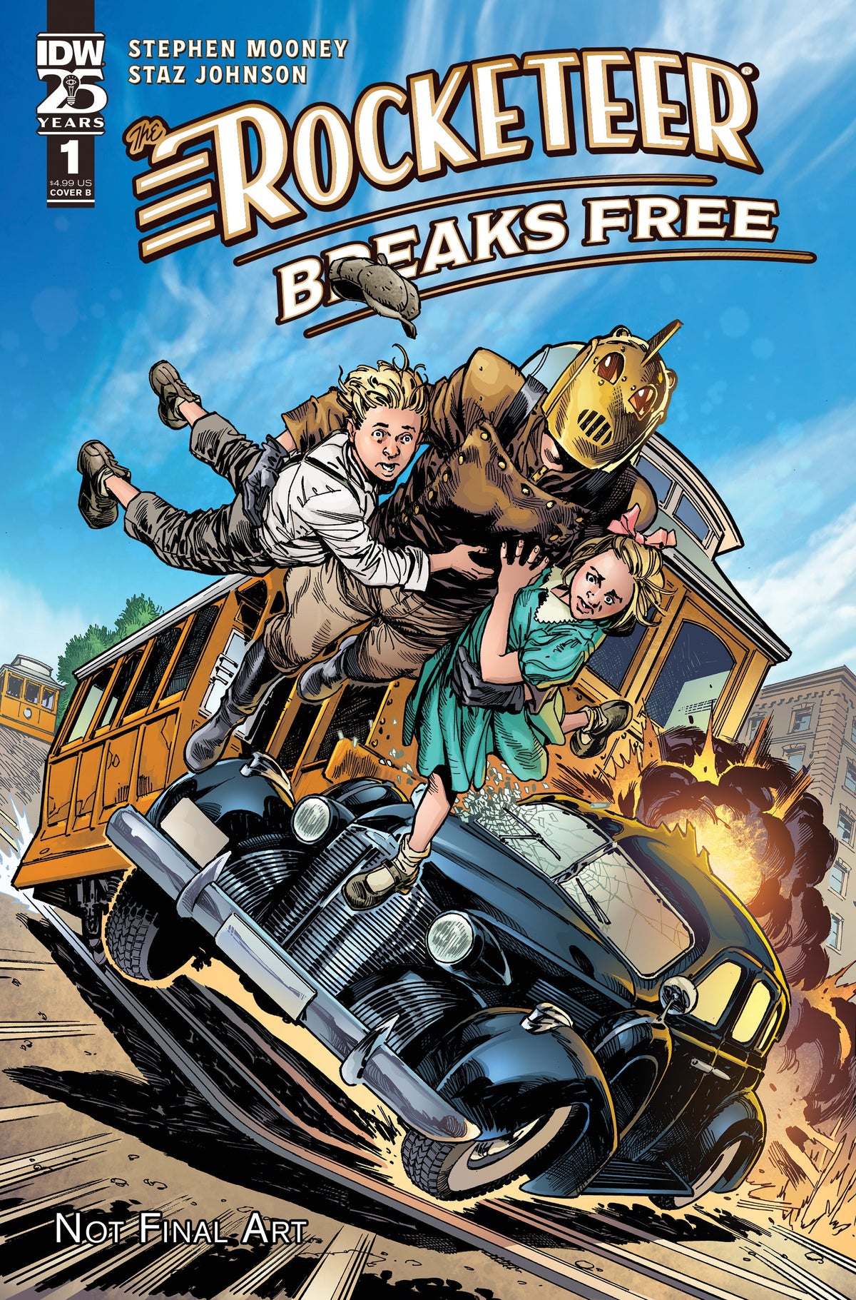 The Rocketeer Breaks Free #1 B Johnson (07/10/2024) Idw