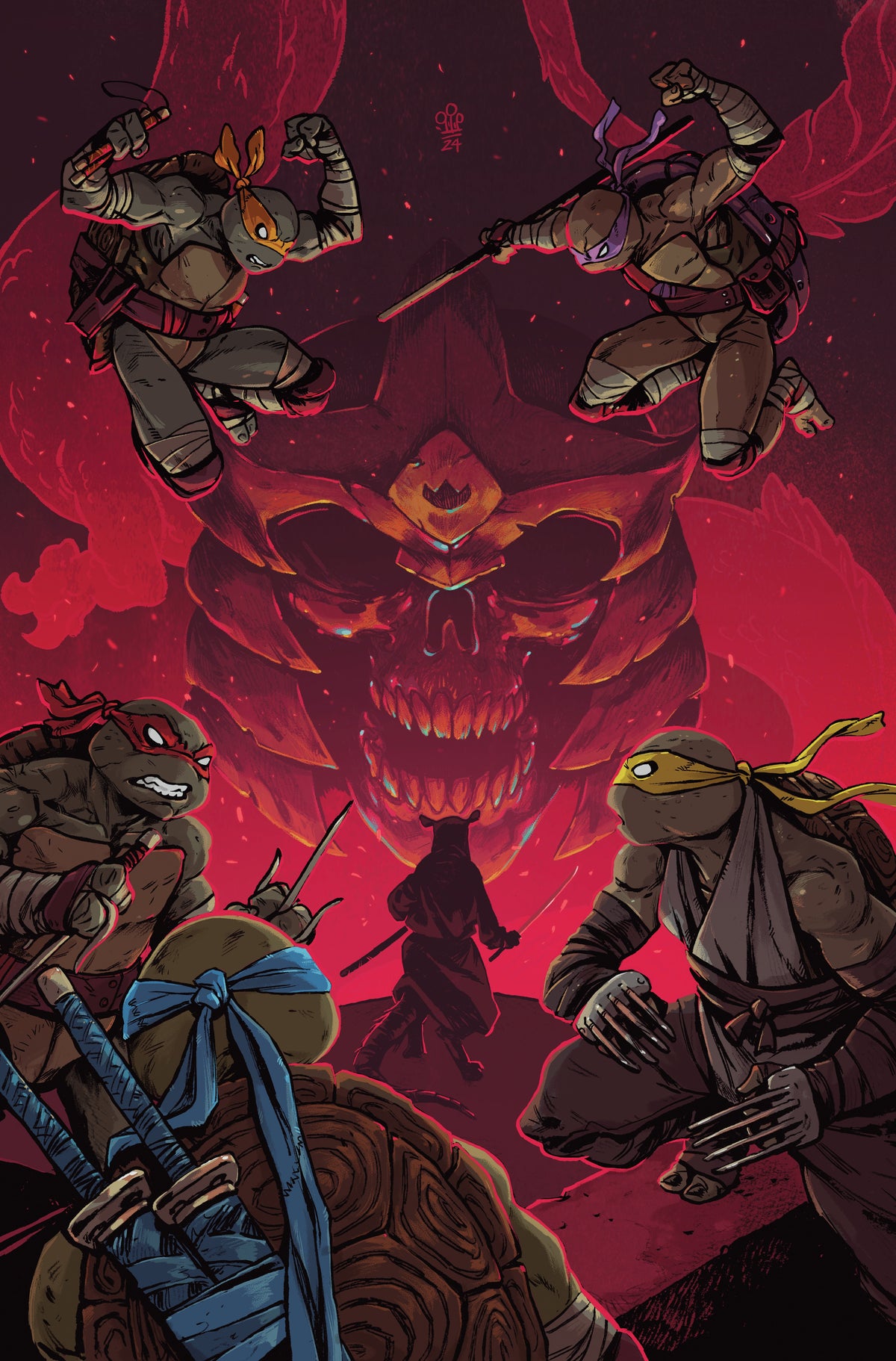 Teenage Mutant Ninja Turtles 40Th Anniversary Comics Celebration J 1:25 Dialynas Full Art Variant (07/10/2024) Idw