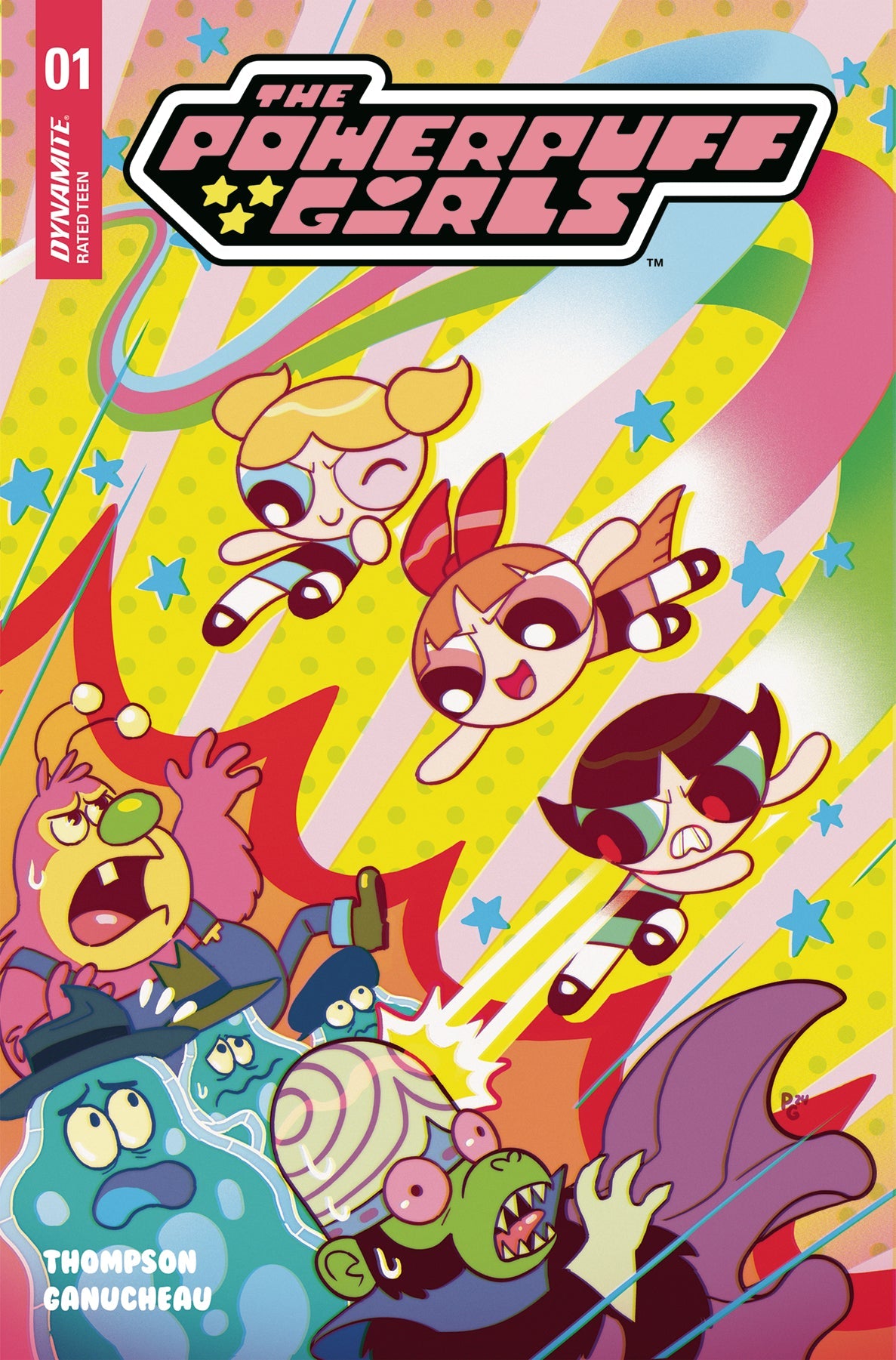 Powerpuff Girls #1 A Paulina Ganucheau (07/17/2024) Dynamite
