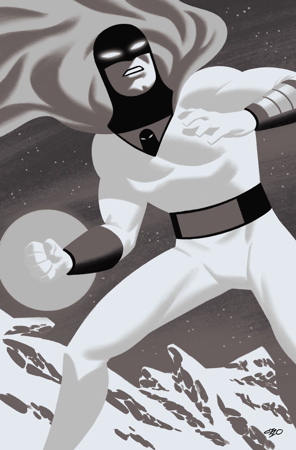 Space Ghost #3 Q 1:30 Frank Cho B&W Virgin Variant (07/03/2024) Dynamite