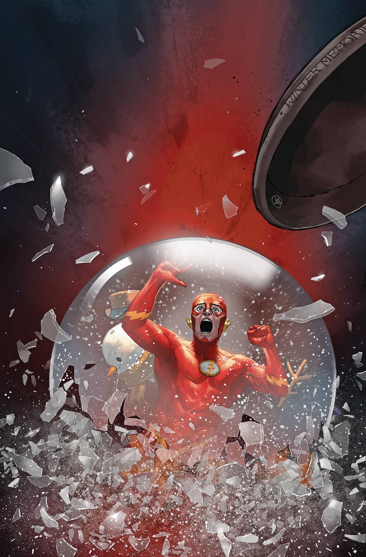 FLASH #76 B Yasmine Putri CARD STOCK Variant Year Of The Villain DARK GIFTS (08/14/2019) DC