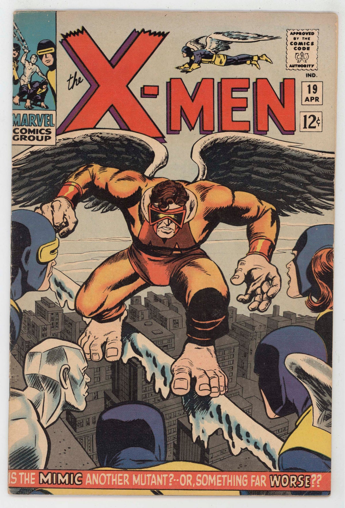 Uncanny X-Men 19 Marvel 1966 FN VF 1st Mimic Stan Lee Jack Kirby