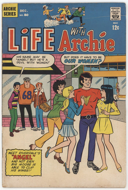 Life With Archie 80 Archie 1968 VG FN Betty Veronica GGA Boxing Story