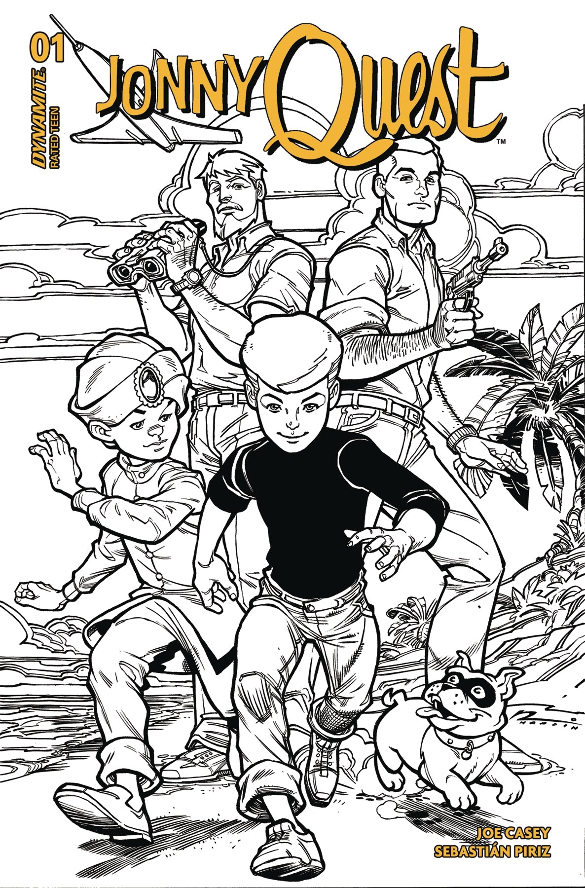 Jonny Quest #1 P 1:15 Chad Hardin Line Art Variant (08/14/2024) Dynamite