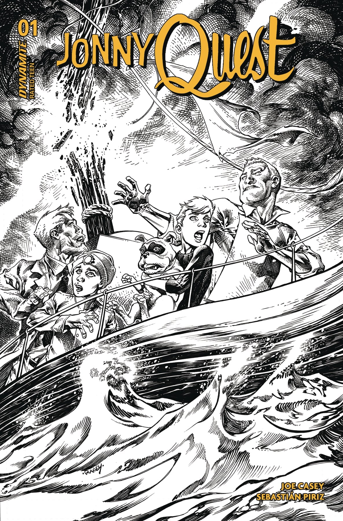 Jonny Quest #1 R 1:20 Tom Raney Line Art Variant (08/14/2024) Dynamite