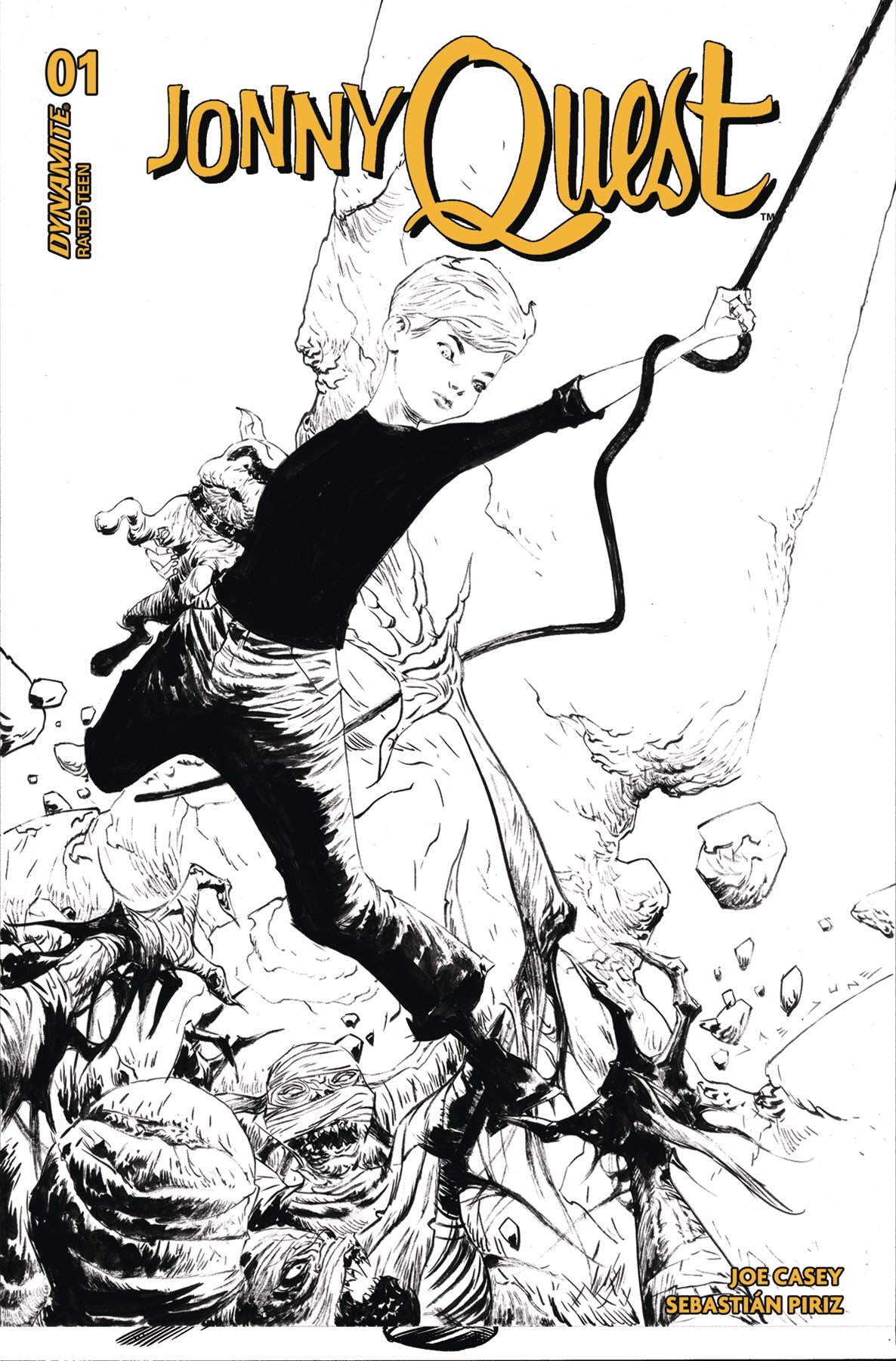 Jonny Quest #1 S 1:30 Jae Lee Line Art Variant (08/14/2024) Dynamite