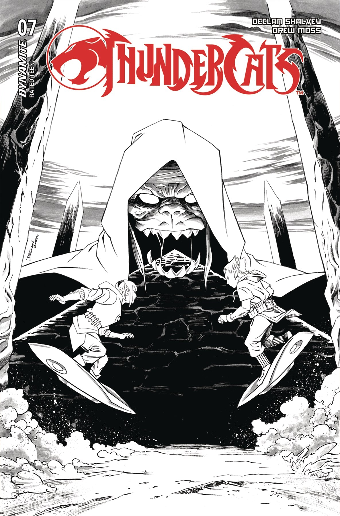 Thundercats #7 J 1:10 Declan Shalvey Line Art Variant (08/21/2024) Dynamite