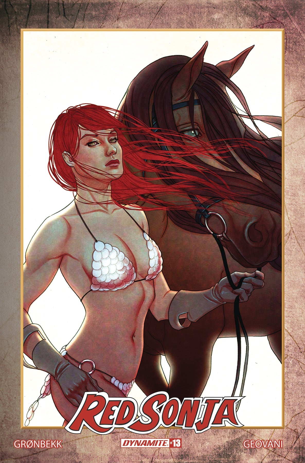 Red Sonja 2023 #13 F 1:10 Jenny Frison Modern Icon Variant (09/04/2024) Dynamite