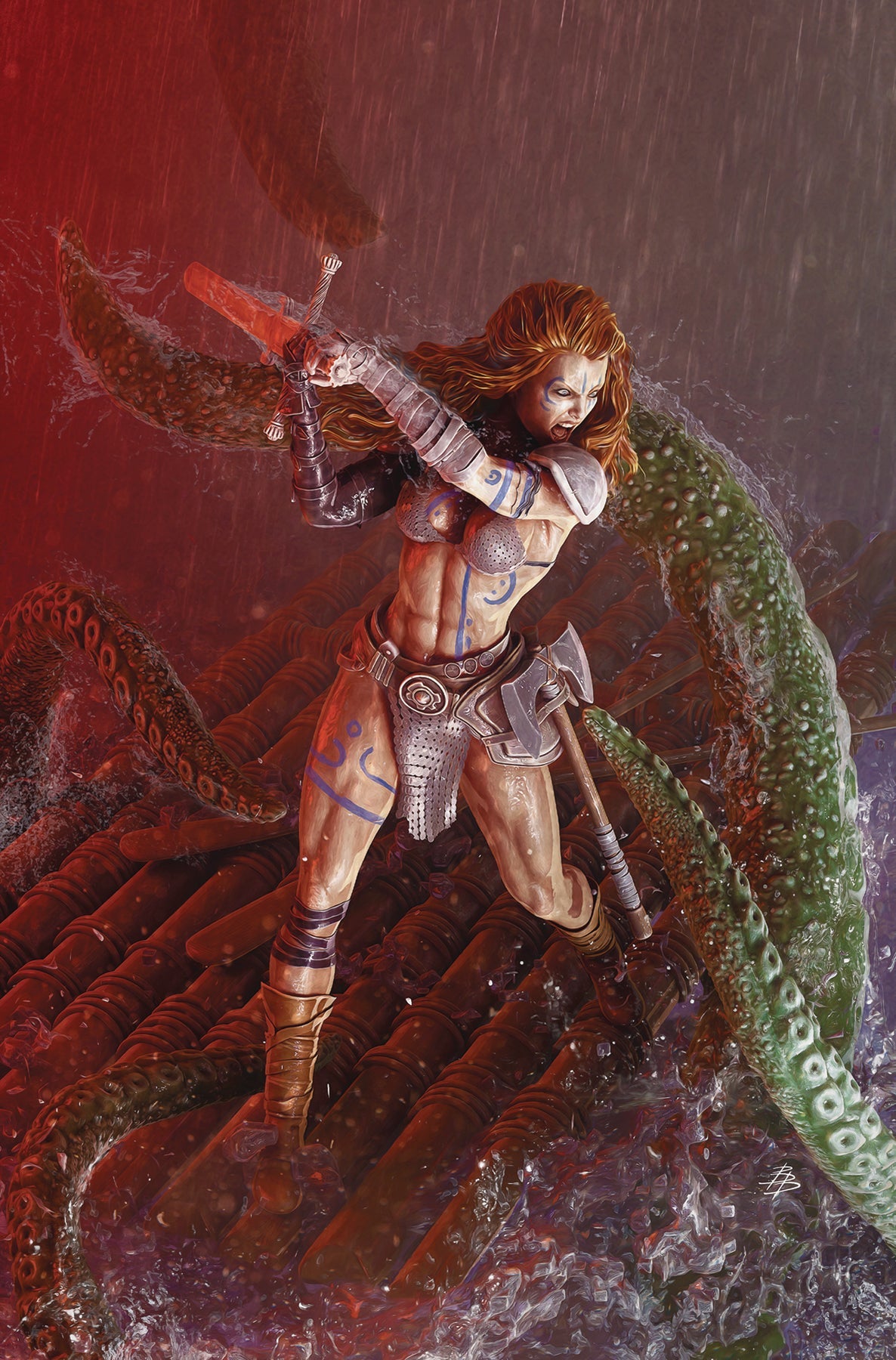 Red Sonja 2023 #13 K 1:15 Bjorn Barends Virgin Variant (09/04/2024) Dynamite