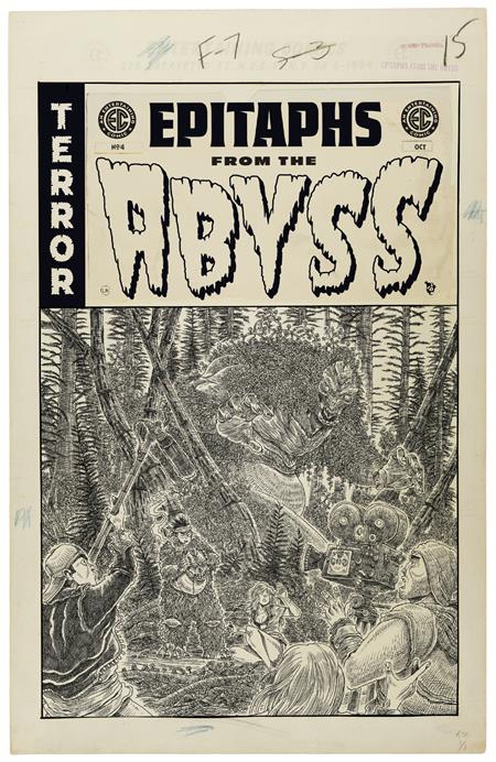 Ec Epitaphs From The Abyss #4 (Of 5) D 1:20 James Stokoe B&W Artist Edition Variant (10/16/2024) Oni
