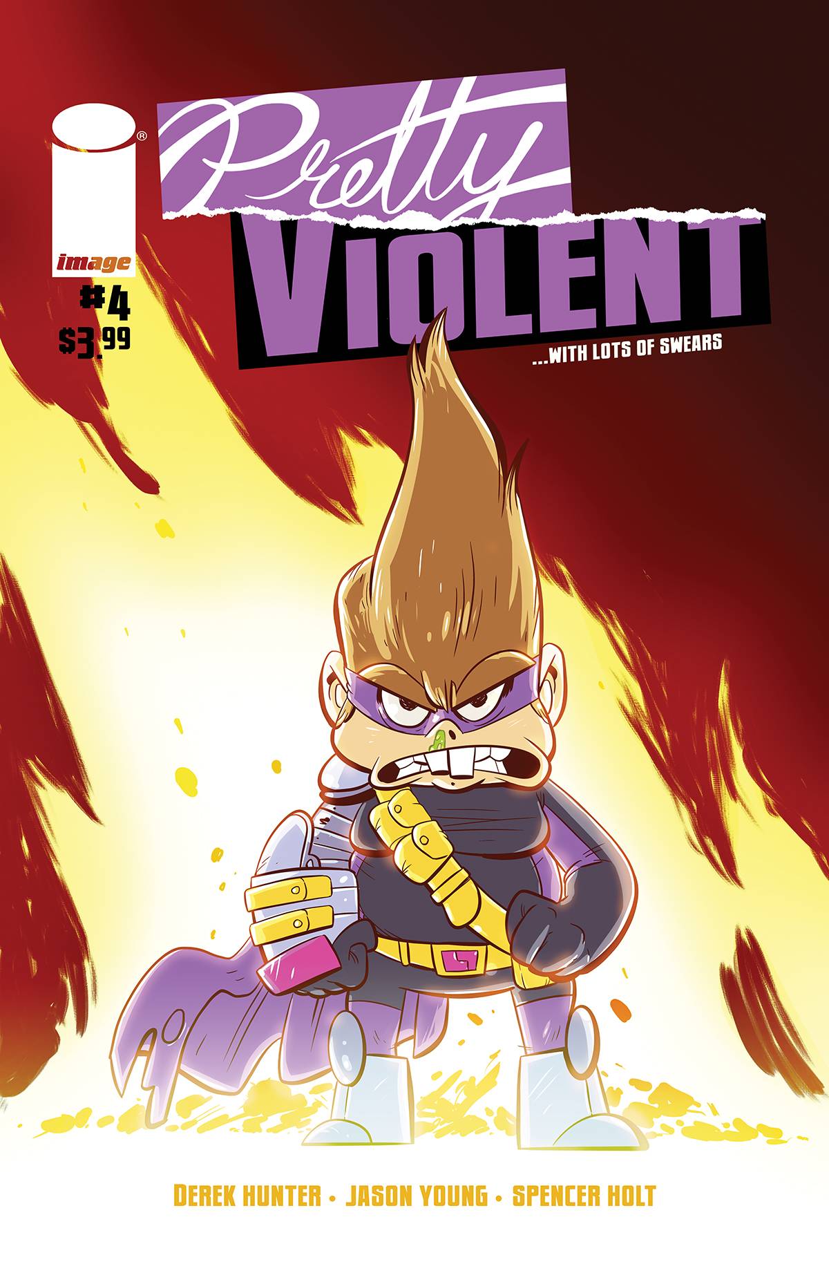 PRETTY VIOLENT #4 Image 2019 NM Derek Hunter