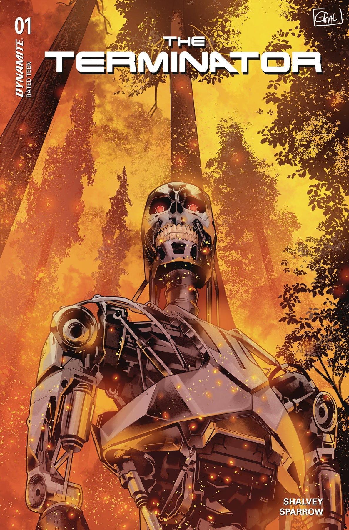 Terminator #1 L 1:10 Edwin Galmon Foil Variant (10/09/2024) Dynamite