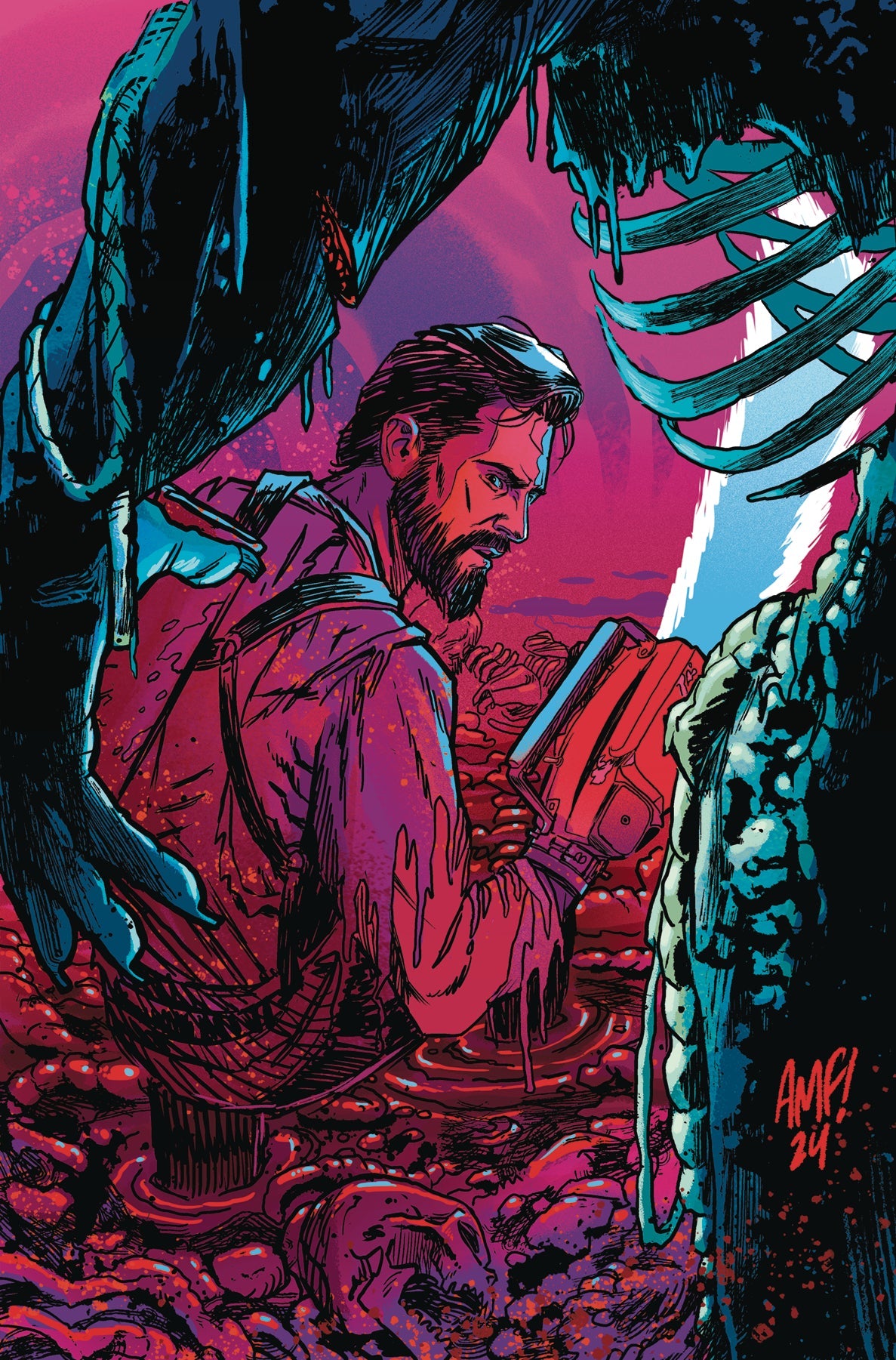 Aod Forever #13 E 1:10 Tony Fleecs Virgin Variant (10/23/2024) Dynamite