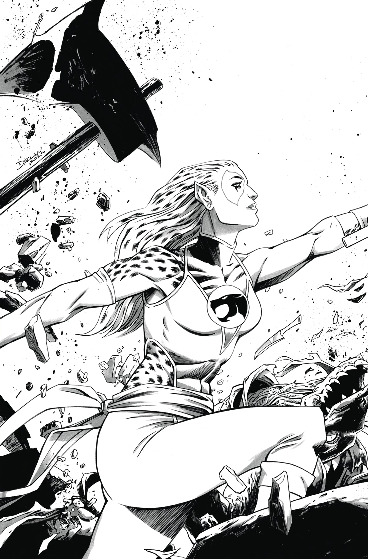 Thundercats #9 M 1:15 Declan Shalvey Line Art Virgin Variant (10/30/2024) Dynamite