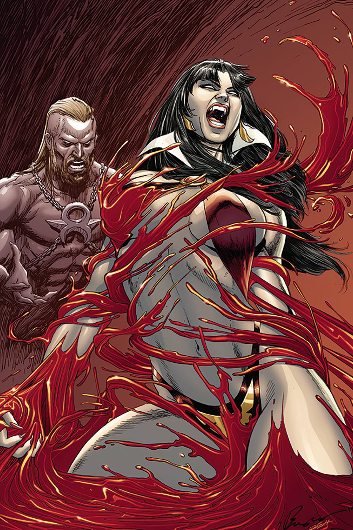 VENGEANCE OF VAMPIRELLA #3 Dynamite 2019 NM- 9.2 1:10 BUZZ VIRGIN Variant
