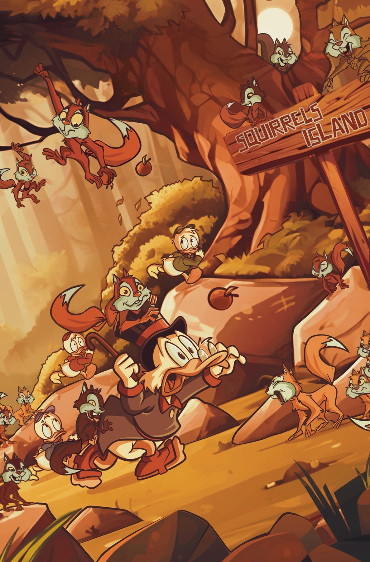 Ducktales #2 K 1:15 Francesco Tomaselli Foil Virgin Variant (12/18/2024) Dynamite