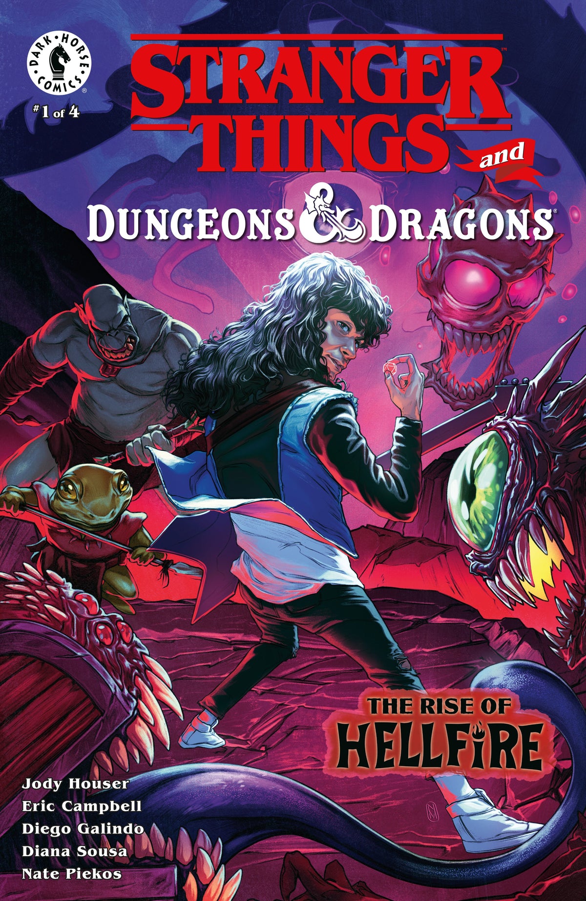 Stranger Things And Dungeons & Dragons The Rise Of Hellfire #1 E Nimit Malavia Variant (02/19/2025) Dark Horse