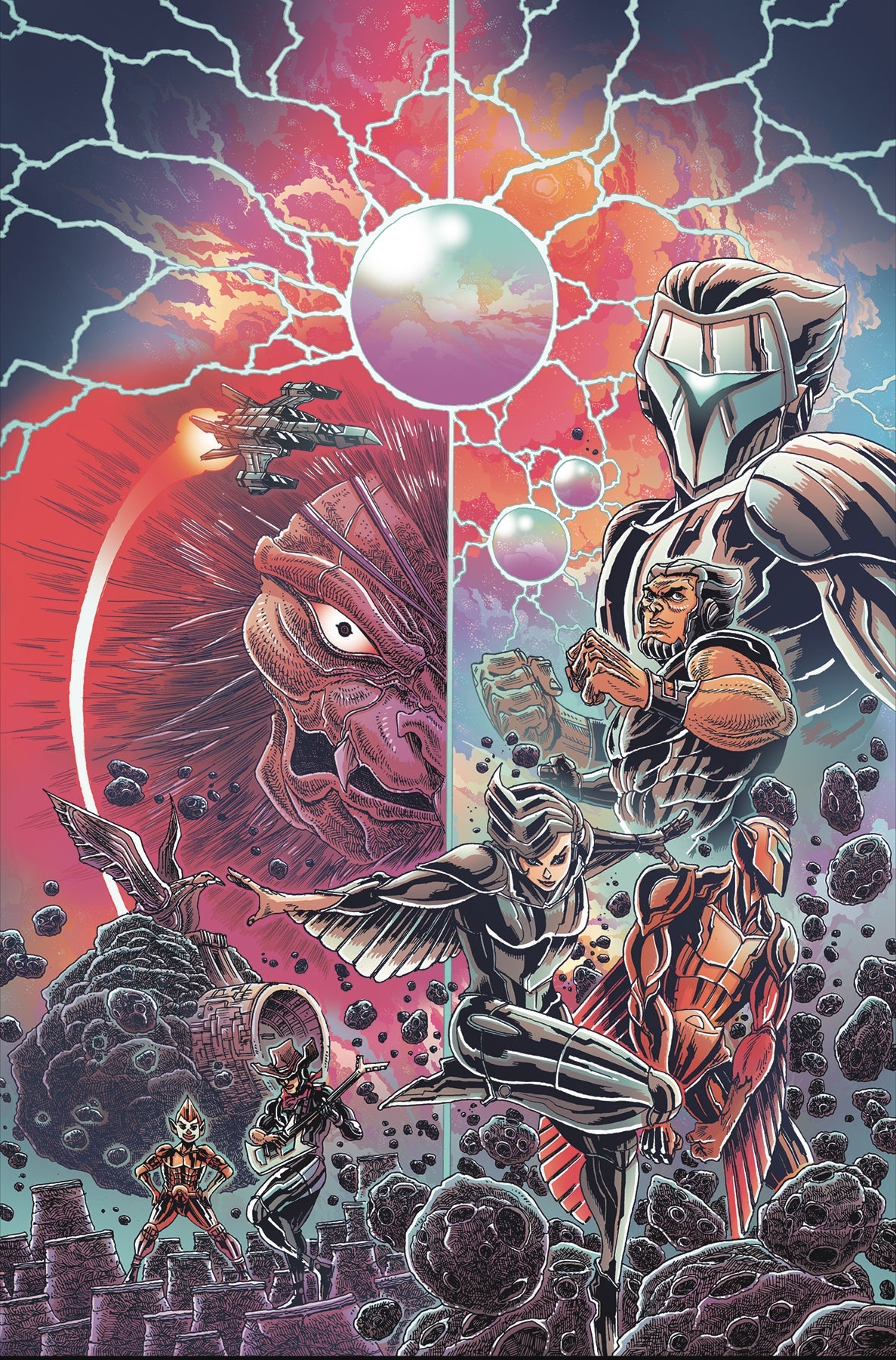 Silverhawks #1 U 1:15 James Stokoe Foil Virgin Variant (01/29/2025) Dynamite