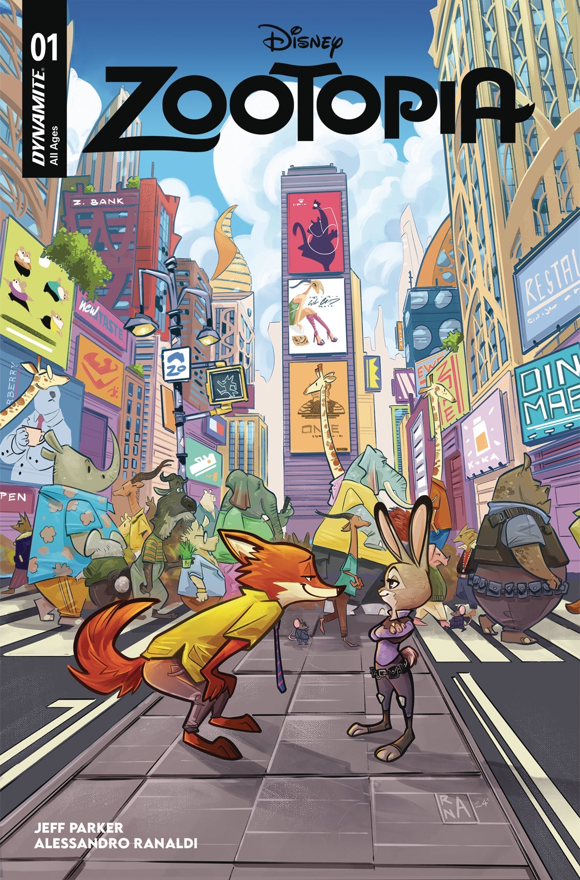 Zootopia #1 L 1:10 Alessandro Ranaldi Foil Variant (01/08/2025) Dynamite